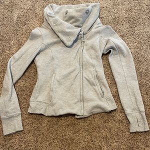 Lulu Lemon funnel neck zip front sweatshirt